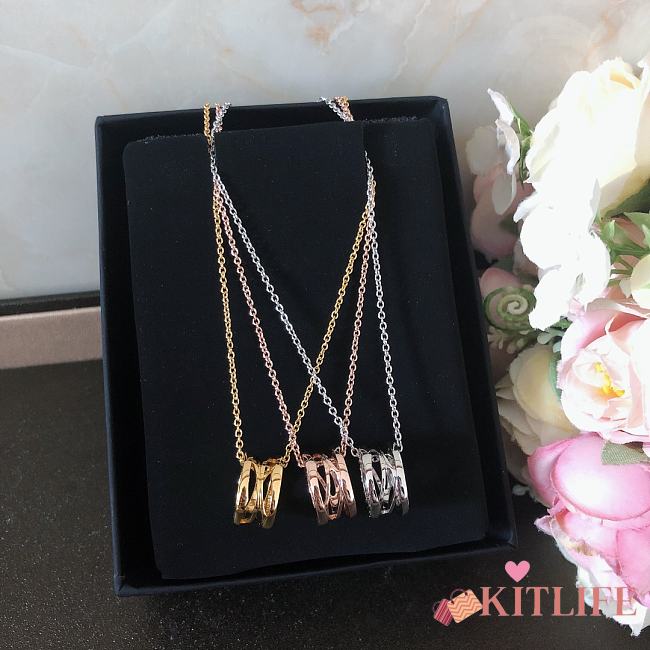 Kitlife Bvlgari Openwork Necklace in Gold / Rose Gold / Silver - 1