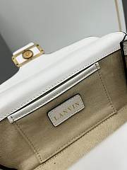 Kitlife Lanvin Pencil Cat Bag In White Box Calf 27x11x9cm  - 5