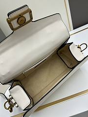 Kitlife Lanvin Pencil Cat Bag In White Box Calf 27x11x9cm  - 2