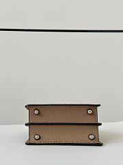 Kitlife Fendi Peekaboo ISeeU Small Bag Beige 20x11x15cm  - 4