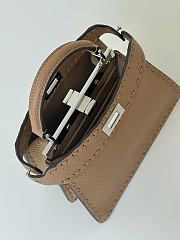 Kitlife Fendi Peekaboo ISeeU Small Bag Beige 20x11x15cm  - 2