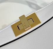 Kitlife Fendi Peekaboo ISeeU Small Bag White 20x11x15cm  - 2