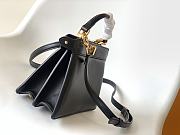 Kitlife Fendi Peekaboo ISeeU Small Bag Black 20x11x15cm  - 6