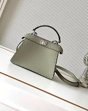 Kitlife Fendi Peekaboo ISeeU Small Bag Light Green 20x11x15cm  - 1