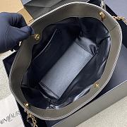 Kitlife Saint Laurent Jamie Medium Shoulder Pouch In Green Lambskin 862712 26×18×11cm - 6