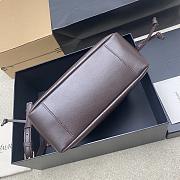 Kitlife Saint Laurent Jamie Medium Shoulder Pouch In Dark Brown Lambskin 862712 26×18×11cm - 2