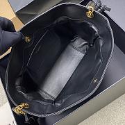 Kitlife Saint Laurent Jamie Medium Shoulder Pouch In Black Lambskin 862712 26×18×11cm  - 6