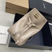 Kitlife Saint Laurent Jamie Medium Shoulder Pouch In Beige Lambskin 862712 26×18×11cm  - 4