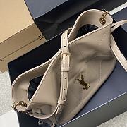 Kitlife Saint Laurent Jamie Medium Shoulder Pouch In Beige Lambskin 862712 26×18×11cm  - 3