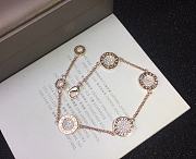 Kitlife Bvlgari Four Circles Bracelet in Silver / Rose Gold - 4