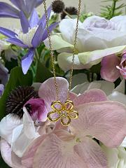Kitlife Van Cleef & Arpels Gold Floral Necklace - 5