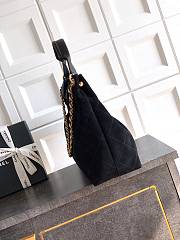 Kitlife Chanel 26C Hobo Bag Black Suede Calfskin 29x35x13cm - 6