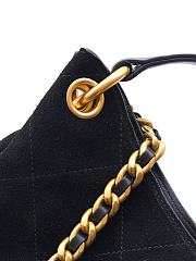 Kitlife Chanel 26C Hobo Bag Black Suede Calfskin 29x35x13cm - 3