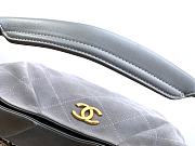 Kitlife Chanel 26C Hobo Bag Grey Suede Calfskin 29x35x13cm - 3