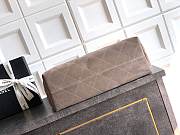 Kitlife Chanel 26C Hobo Bag Taupe Suede Calfskin 29x35x13cm  - 5