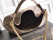 Kitlife Chanel 26C Hobo Bag Taupe Suede Calfskin 29x35x13cm  - 2