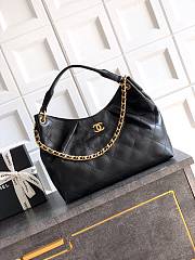 Kitlife Chanel 26C Hobo Bag Black Leather 29x35x13cm  - 1