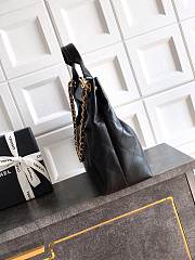 Kitlife Chanel 26C Hobo Bag Black Leather 29x35x13cm  - 5