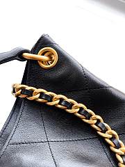 Kitlife Chanel 26C Hobo Bag Black Leather 29x35x13cm  - 2