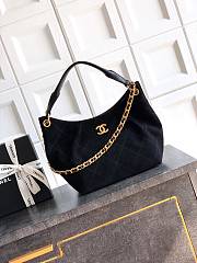 Kitlife Chanel 26C Small Hobo Bag Black Suede Calfskin 24x31x10cm - 1