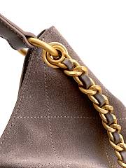 Kitlife Chanel 26C Small Hobo Bag Taupe Suede Calfskin 24x31x10cm  - 4