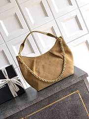 Kitlife Chanel 26C Small Hobo Bag Beige Suede Calfskin 24x31x10cm - 2