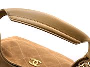 Kitlife Chanel 26C Small Hobo Bag Beige Suede Calfskin 24x31x10cm - 4