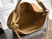Kitlife Chanel 26C Small Hobo Bag Beige Suede Calfskin 24x31x10cm - 5