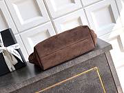 Kitlife Chanel 26C Small Hobo Bag Dark Brown Suede Calfskin 24x31x10cm  - 5