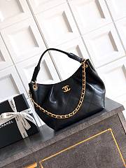 Kitlife Chanel 26C Small Hobo Bag Black Leather  24x31x10cm - 1