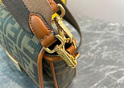 Kitlife Fendi Baguette NM Bag Zucca Embroidered Canvas Medium 27×6×14cm - 4