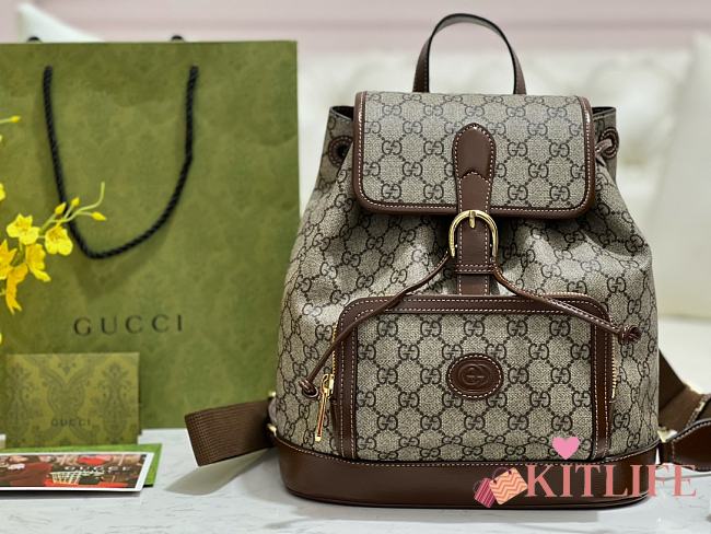 Kitlife Gucci Retro Backpack 674157 26.5x30x13cm - 1