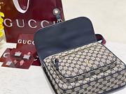 Kitlife Gucci Messenger Bag Beige & Dark Blue 760123 27x20x10cm  - 4
