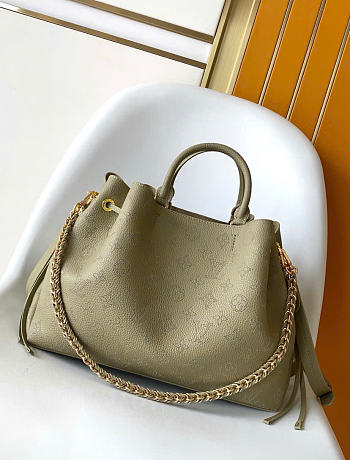 Kitlife Louis Vuitton Bella Mahina Green Tote Bag M25876 32x23x13cm 