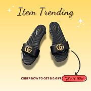 Kitlife Gucci GG Matelassé Slides Black - 1
