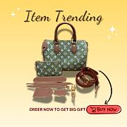 Kitlife Louis Vuitton Speedy P9 Bandoulière 25 Bag Green M15241 25x15x15cm  - 1