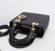 Kitlife Dior Lady My ABC Dior Lucky Star Bag Black 8878 20x16.5x8cm - 4