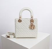 Kitlife Dior Lady My ABC Dior Lucky Star Bag White 8878 20x16.5x8cm  - 1