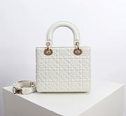 Kitlife Dior Lady My ABC Dior Lucky Star Bag White 8878 20x16.5x8cm  - 2