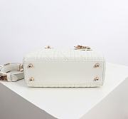 Kitlife Dior Lady My ABC Dior Lucky Star Bag White 8878 20x16.5x8cm  - 3