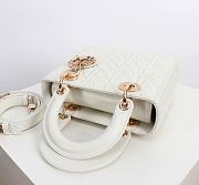 Kitlife Dior Lady My ABC Dior Lucky Star Bag White 8878 20x16.5x8cm  - 4