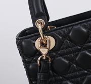 Kitlife Dior Lady My ABC Dior Pearl Buckle Bag Black 8878 20x16.5x8cm - 4