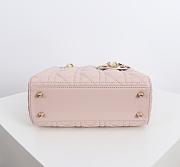 Kitlife Dior Lady My ABC Dior Pearl Buckle Bag Pink 8878 20x16.5x8cm  - 2