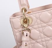 Kitlife Dior Lady My ABC Dior Pearl Buckle Bag Pink 8878 20x16.5x8cm  - 4