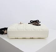 Kitlife Dior Small Lady D-Joy Bag Two-Tone Latte and Black Cannage Lambskin 22x12x6.5cm - 6