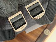 Kitlife Dior Saddle Zip Backpack Black Oblique Jacquard and Multicolor Dior Mountain Patches 33x43.5x19.5cm - 6