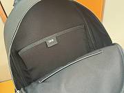 Kitlife Dior Saddle Zip Backpack Black Oblique Jacquard and Multicolor Dior Mountain Patches 33x43.5x19.5cm - 3