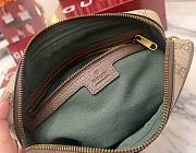 Kitlife Gucci Ophidia Small Crossbody Bag Beige And Dark Brown Fabric 839155 24x15x4cm - 4