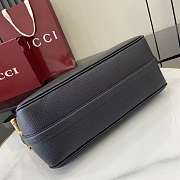 Kitlife Gucci Half Horsebit Medium Shoulder Bag Black 860787 31.5x17x12cm - 5