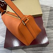 Kitlife Gucci Half Horsebit Medium Shoulder Bag Orange 860787 31.5x17x12cm  - 3